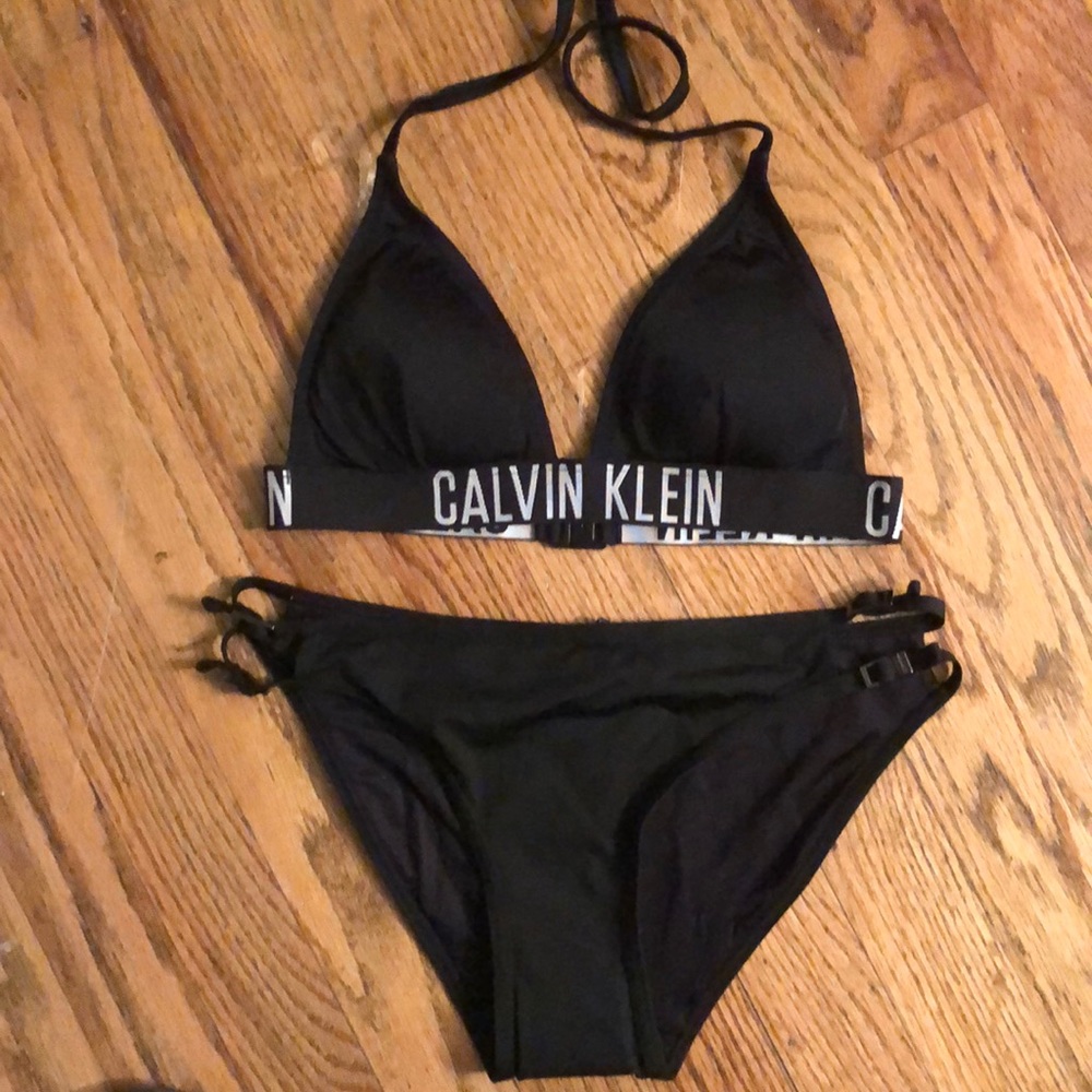 Calvin Klein black bathing suit set